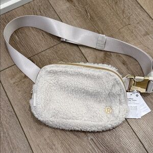 lululemon athletica White Sherpa Crossbody Bag